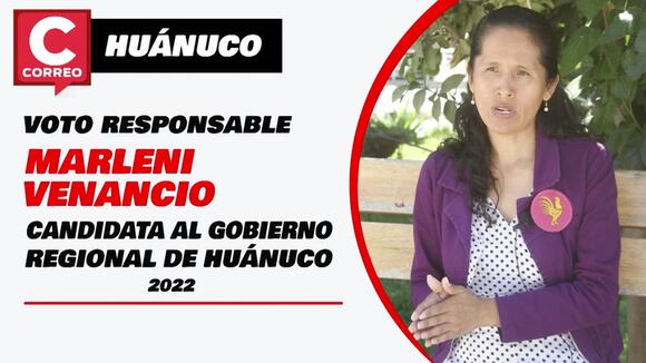 Correo| Candidata al Gobierno Regional de Huánuco: MarleniVenancio