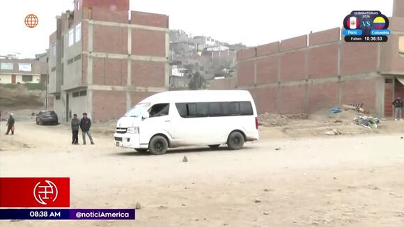 Manchay: Mujer fallece a causa de un balazo cuando viajaba en combi