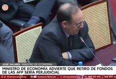 Ministro de Economía alerta sobre impacto del retiro de AFP