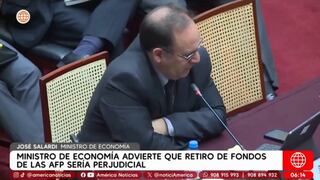Ministro de Economía alerta sobre impacto del retiro de AFP