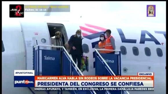 Entrevista a presidenta del Congreso