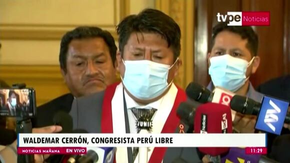 Declaraciones de Waldemar Cerrón sobre Aníbal Torres