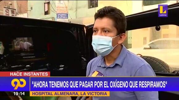 Ingeniero compra siete balones de oxígeno para su madre - Latina TV