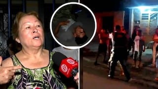 Villa María del Triunfo: Vecinos atrapan a presunto ladrón que se justificó porque será papá (VIDEO)