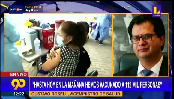 Viceministro de Salud sobre jornada de vacunación