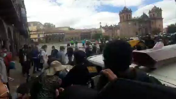 Keiko Fujimori se queja por actos de violencia en Cusco (VIDEO)