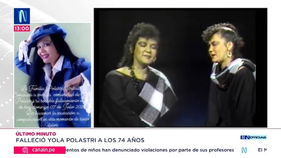 CORREO | Ernesto Pimentel se pronuncia tras la muerte de Yola Polastri