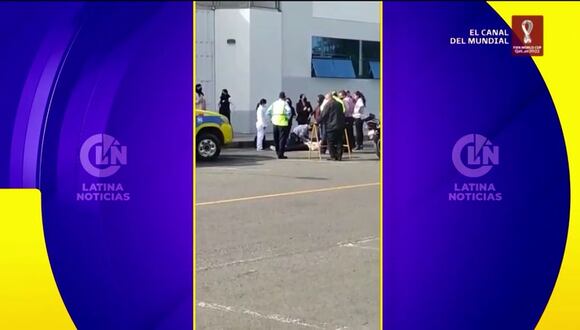 Surco: Tres estudiantes se salvan tras caerles el portón metálico de su colegio