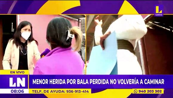 Declaración de madre de dos menores de edad baleadas