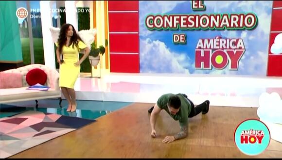 Nicola Porcella hace un challenge de Anitta