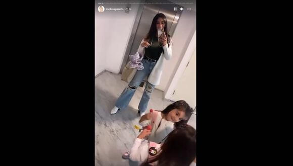 Así pasó Melissa Paredes el Día de la Madre