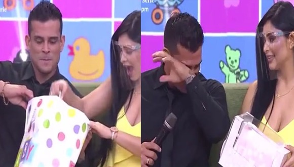 ZONA POPULAR | Christian Domínguez rompe en llanto con el regalo de su hija Camila