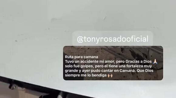 CORREO | Tony Rosado sufre accidente vehicular en Arequipa