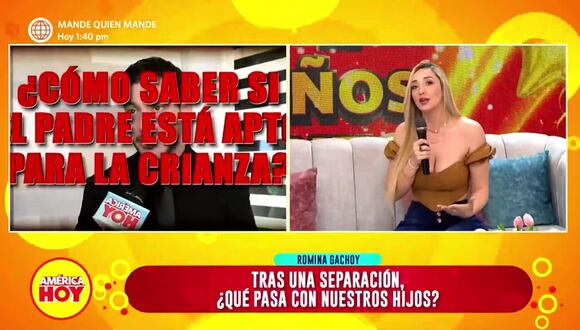 Romina Gachoy habla de cómo lleva separación de Jean Paul