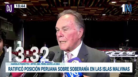 Declaraciones del embajador Harold Forsyth