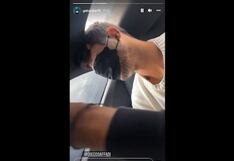 ‘Gato’ Cuba gasta broma a su amigo dormido cuando viajaban dentro de un auto (VIDEO)