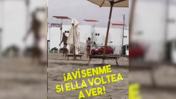 CORREO - Jazmín Pinedo y Gino Assereto son captados juntos en una playa