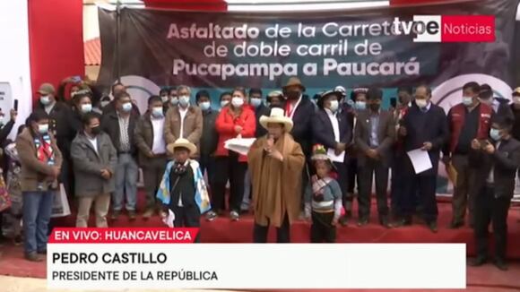 Pedro Castillo en Huancavelica