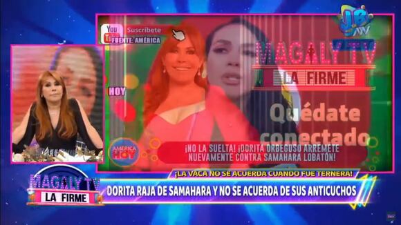Magaly Medina responde a Dorita Orbegoso