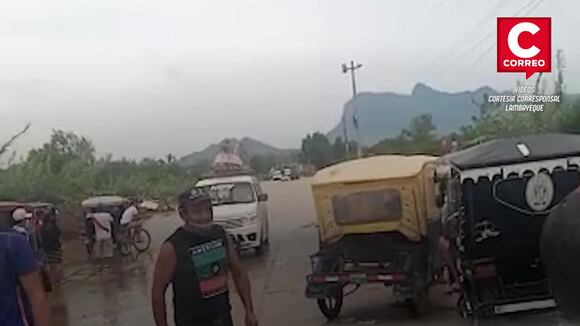 Río La Leche se desbordó por lluvias en Lambayeque | CORREO
