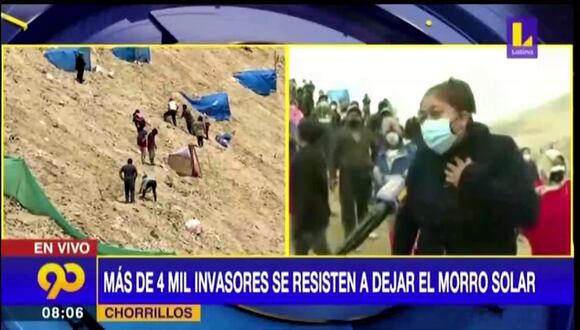 Más de 4 mil invasores en Morro Solar (Latina)