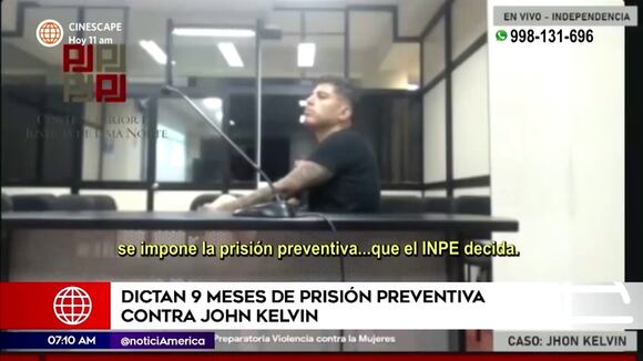 Jhon Kelvin a prisión