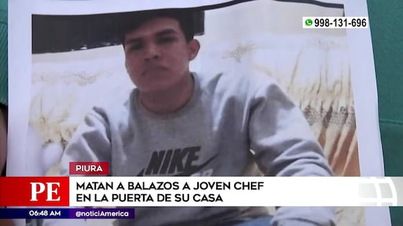 Piura : asesinan a chef en fachada de casa