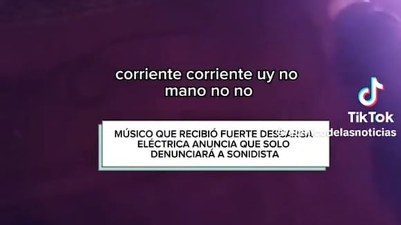 CORREO | Cantante se electrocutó en pleno concierto en el Centro de Lima