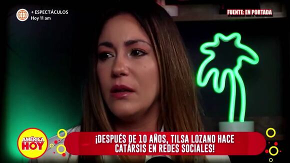 Tilsa Lozano habla detalles de su pasado durante entrevista
