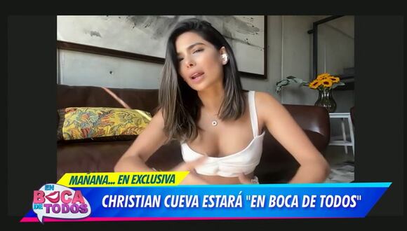 Ivana Yturbe halaga a Christian Cueva