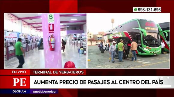Aumento de pasajes interprovinciales por Semana Santa