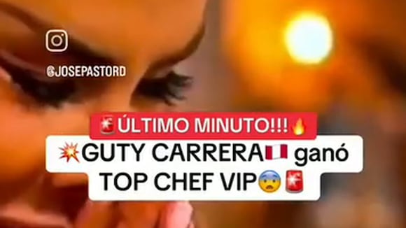 CORREO | Guty Carrera se convirtió en el campeón de Top Chef VIP y ganó 200 mil dólares