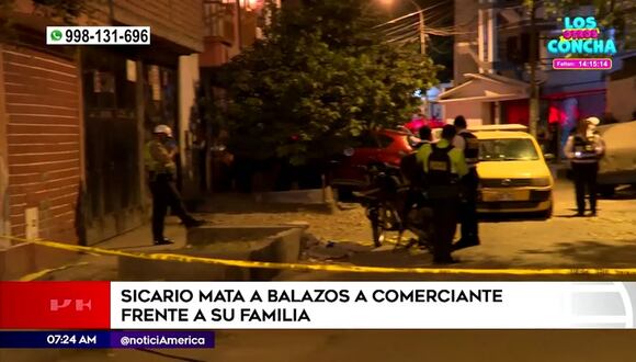 Asesinan a hombre delante de su familia
