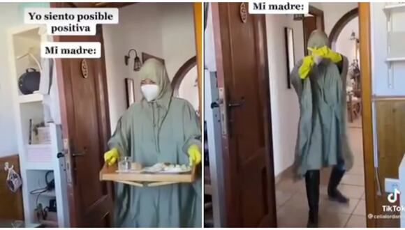 CORREO - Madre causa furor por su peculiar reacción al saber que su hija tiene COVID-19