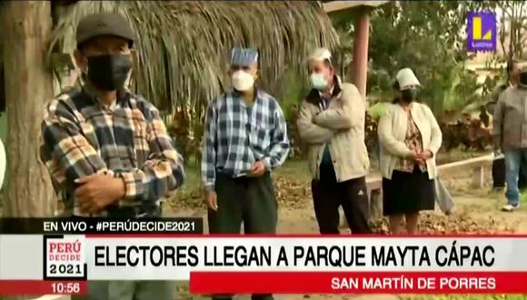 San Martín de Porres: Demoran cuatro horas en instalar mesa de votación (Video: Latina TV)