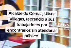 Alcalde de Comas reprende a sus trabajadores por no atender rápido a vecinos (VIDEO)