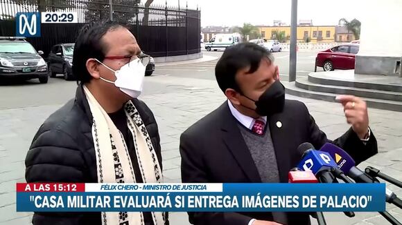 Declaraciones del ministro Félix Chero