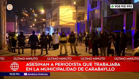 Asesinan a periodista en Carabayllo