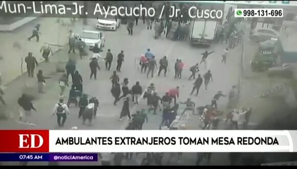 Ambulantes extranjeros en Mesa Redonda