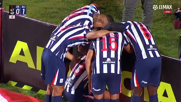 Gol de Marco Huamán pone el 1-0 del Alianza Lims vs Cienciano. (Video: L1 Max)