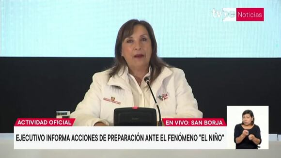 Conferencia de Dina Boluarte