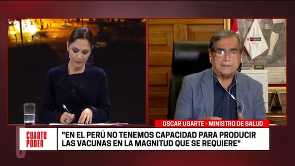 Ugarte sobre Sinopharm: “Hemos firmando un contrato adicional por 500 mil dosis” -Correo