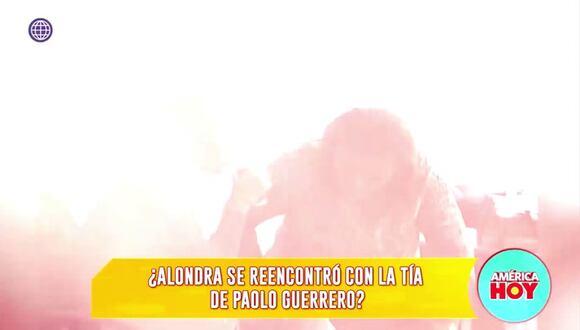 Familia de Paolo Guerrero recibe a Alondra