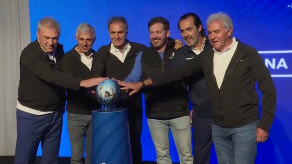 En homenaje con campeones de México-1986, Conmebol registró estrella en honor a Maradona