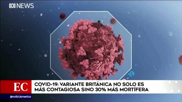 Estudio preliminar informó que variante británica del coronavirus podría ser más mortífera
