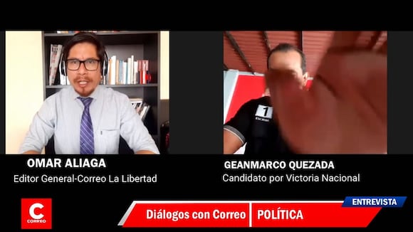 Geanmarco Quezada candidato al Congreso por Victoria Nacional