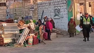 Tacna: Desalojan a comerciantes del campo ferial La Agronómica