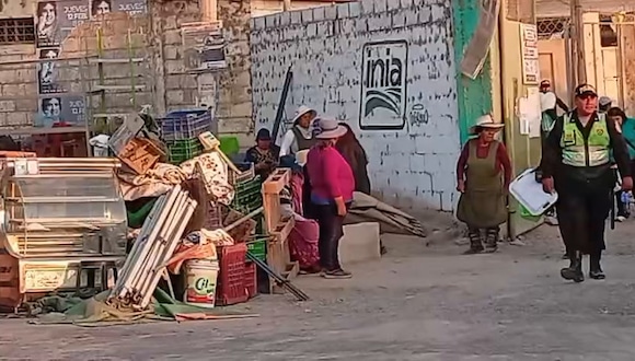 Tacna | Desalojan a comerciantes de campo ferial La Agronómica