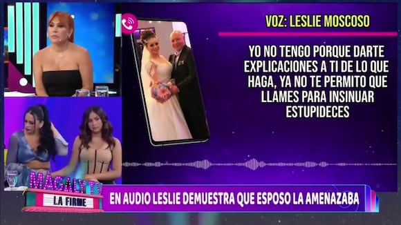 CORREO Y OJO |Leslie Moscoso expone a su exesposo