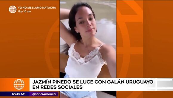Jazmín Pinedo publica imágenes junto a su saliente